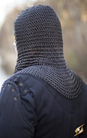 Camail acier noir – Image 2