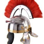 Casque de légionnaire romain crinière rouge