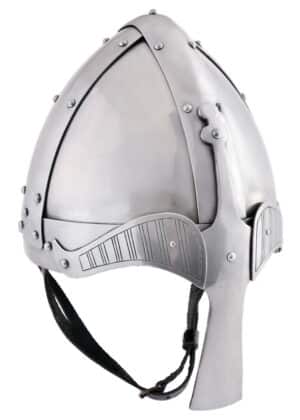 Casque Viking Spangenhelm Prêt au Combat (Acier 2 mm) : Authenticité et Robustesse