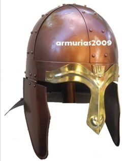 casque viking nasal cuivre