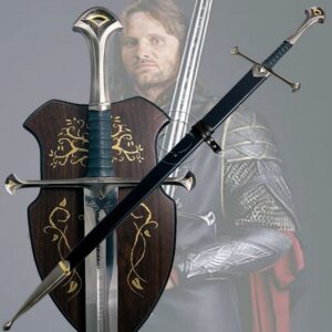 Le Seigneur des Anneaux - Anduril Epée Aragorn avec plaque – Image 2