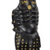 cuirasse musclée cuir noire