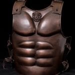 Cuirasse grecque spartiate bronze