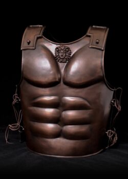 cuirasse grecque spartiate bronze