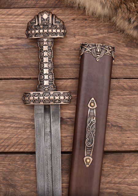 Epée Viking Dybäck acier Damas - En vente sur Armurias
