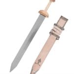 Glaive Gladius fourreau naturel