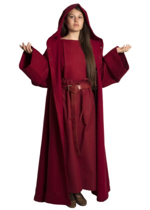 Robe moine Benoît rouge