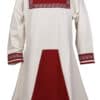 Tunique viking Halvar blanche / rouge – Image 2
