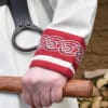 Tunique viking Halvar blanche / rouge – Image 4