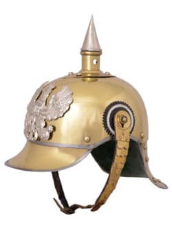 Casque prussien picklehaube laiton