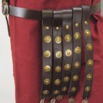 Ceinture militaire romaine en cuir