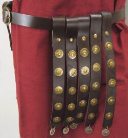 ceinture militaire marron