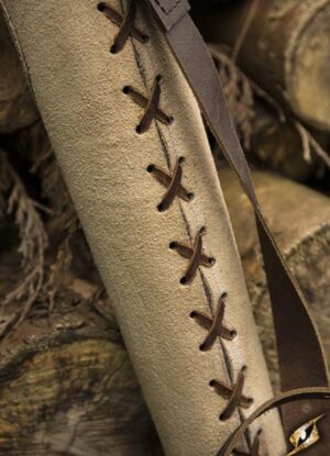 Carquois archer cuir beige – Image 3