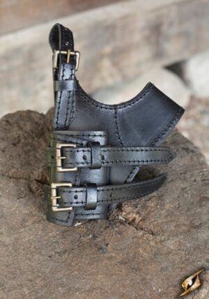 Porte-épée aventurier Epic Armoury en cuir noir droit ou gauche pour vos épées GN