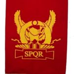 Drapeau romain SPQR