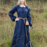 Robe médiévale Viking Ana bleue