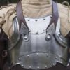Cuirasse Merc acier poli