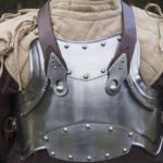 Cuirasse plastron Merc acier poli