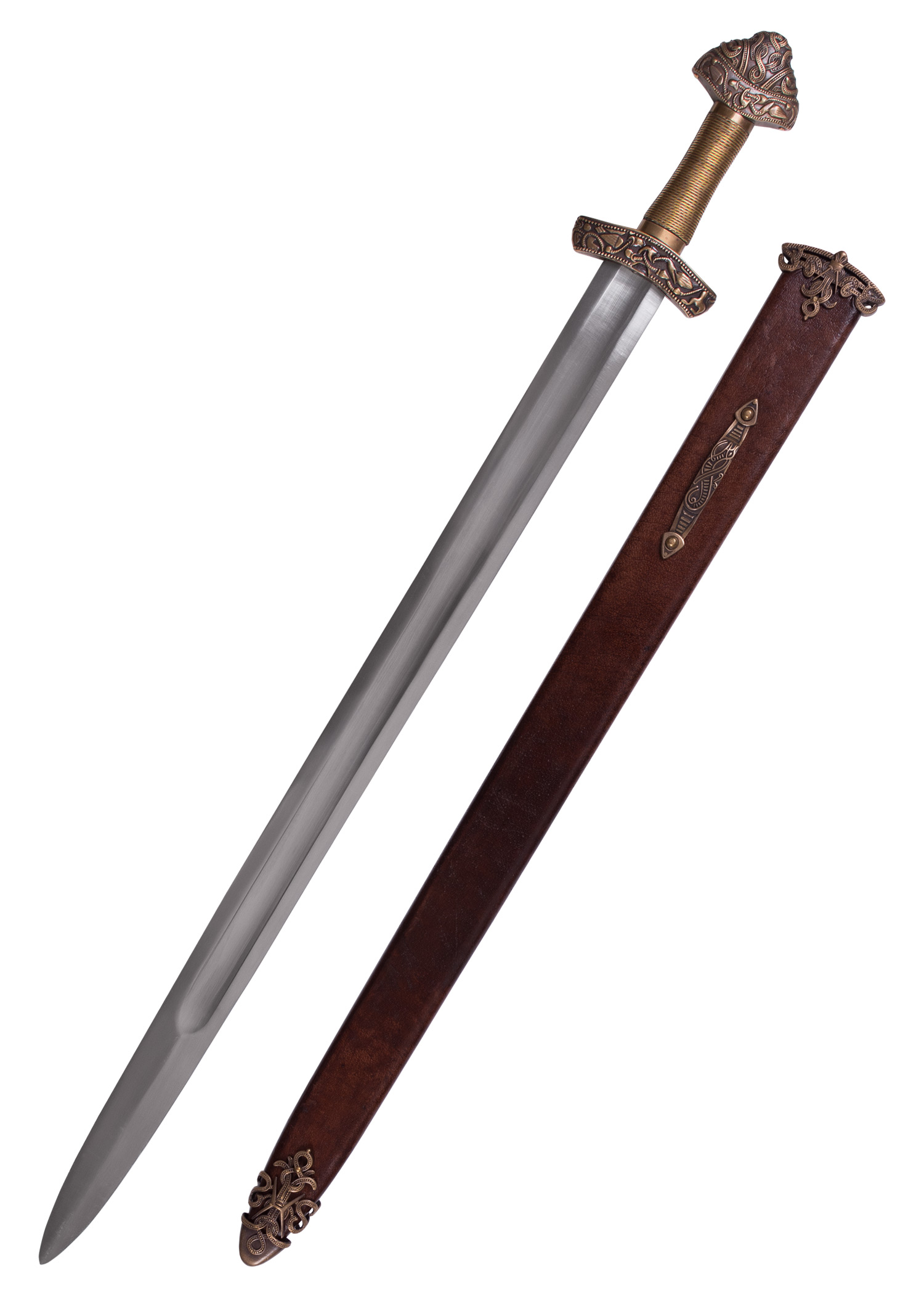 Epée Viking Dybäck acier Damas - En vente sur Armurias