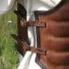Cuirasse musclée en cuir marron – Image 3