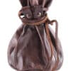 Grand sac en cuir marron