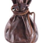 Grand sac en cuir marron