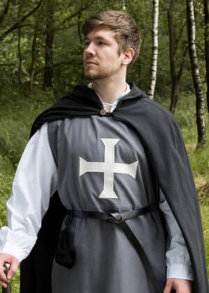 Tabard médiéval Teutonique gris – Image 8