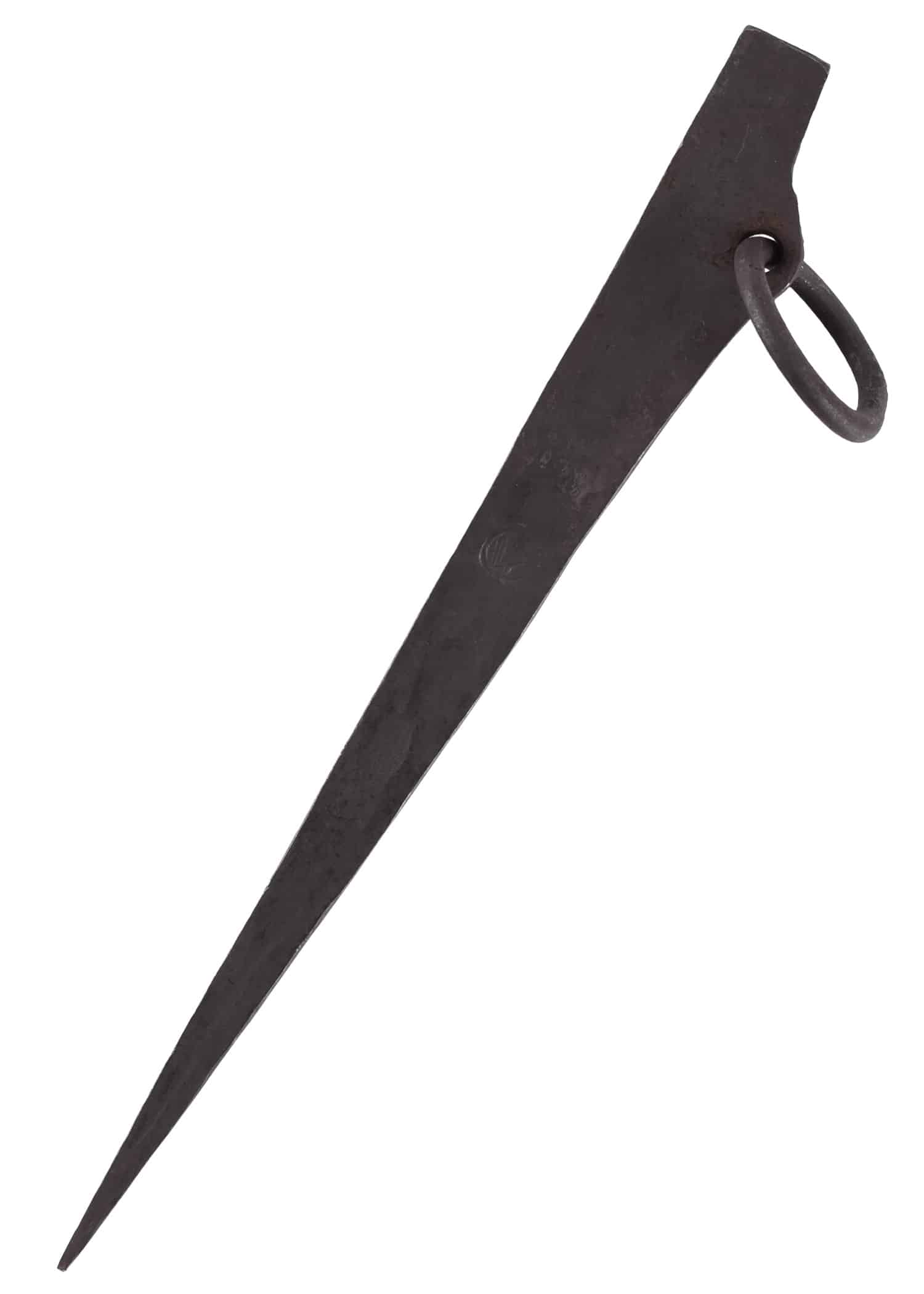 Piquet de tente avec anneau, acier, 28 cm - En vente sur Armurias