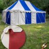 Tente bourguignonne 4x6 m bicolore coton 425grs – Image 5