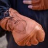 Gants du voleur cuir marron – Image 3