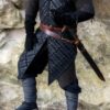Armure de bucheron cuir noir epic armoury