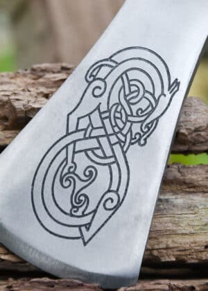 Hache viking en acier moulé, type A – Image 2