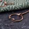 Petite broche viking bronze