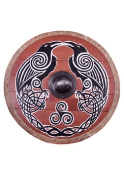 Bouclier rond Viking Huginn & Muninn