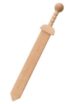 Glaive gladius en bois.  Idéal pour l'entraînement et le GN. longueur: 56 cm. Lame: 39 cm. Largeur lame: env . 5.5 cm. Epaisseur lame: 2 cm. Poids: environ 270 grs.