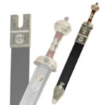 Glaive de Jules César Art Gladius Or avec fourreau