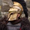 Casque corinthien avec crinière