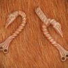 fibule bronze avec motifs corbeaux celtiques