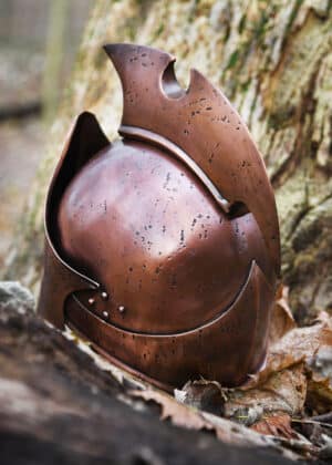 Casque grec de Themistocle finition bronze