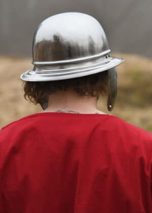 Casque gaulois type Alésia en acier 1,2 mm