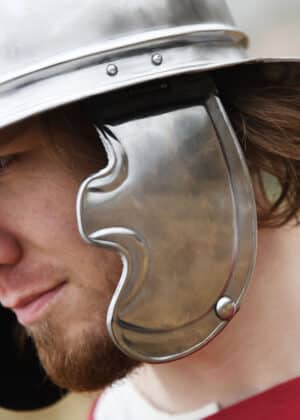 Casque gaulois type Alésia en acier 1,2 mm
