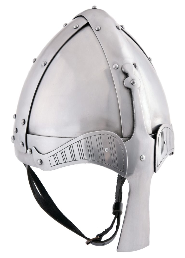 Casque Viking Spangenhelm Prêt au Combat (Acier 2 mm) : Authenticité et Robustesse