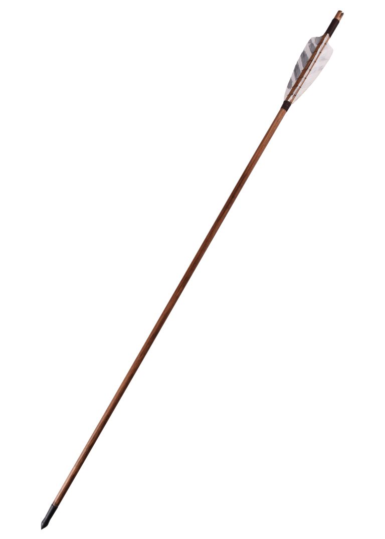 Flèche fonctionnelle médiévale. Longueur: 79 cm.