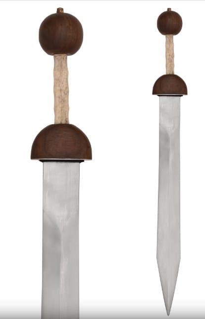 Gladius légionnaire romain fourreau rouge 3 Gladius légionnaire romain fourreau rouge – Image 3