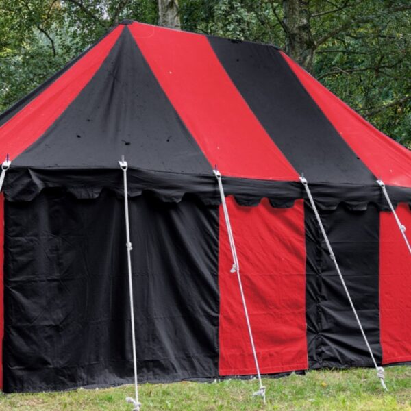 Tente Bourguignonne Médiévale bicolore 4x6 m-plusieurs coloris 15 Tente Bourguignonne Médiévale bicolore 4×6 m-plusieurs coloris