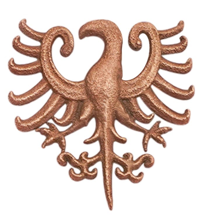 Aigle héraldique en bronze 1 Aigle héraldique en bronze