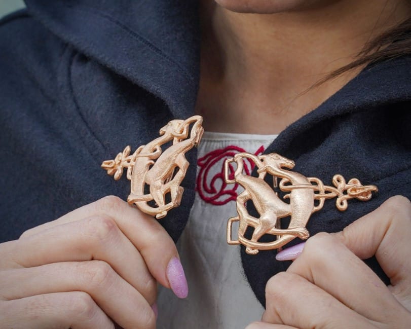 Boucle fermoir celte en bronze 2 Boucle fermoir celte en bronze – Image 2