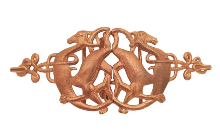 Boucle fermoir celte en bronze 1 Boucle fermoir celte en bronze