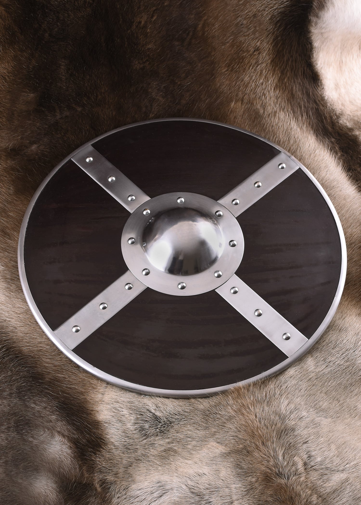 Bouclier rondache bois 2 Bouclier rondache bois – Image 2