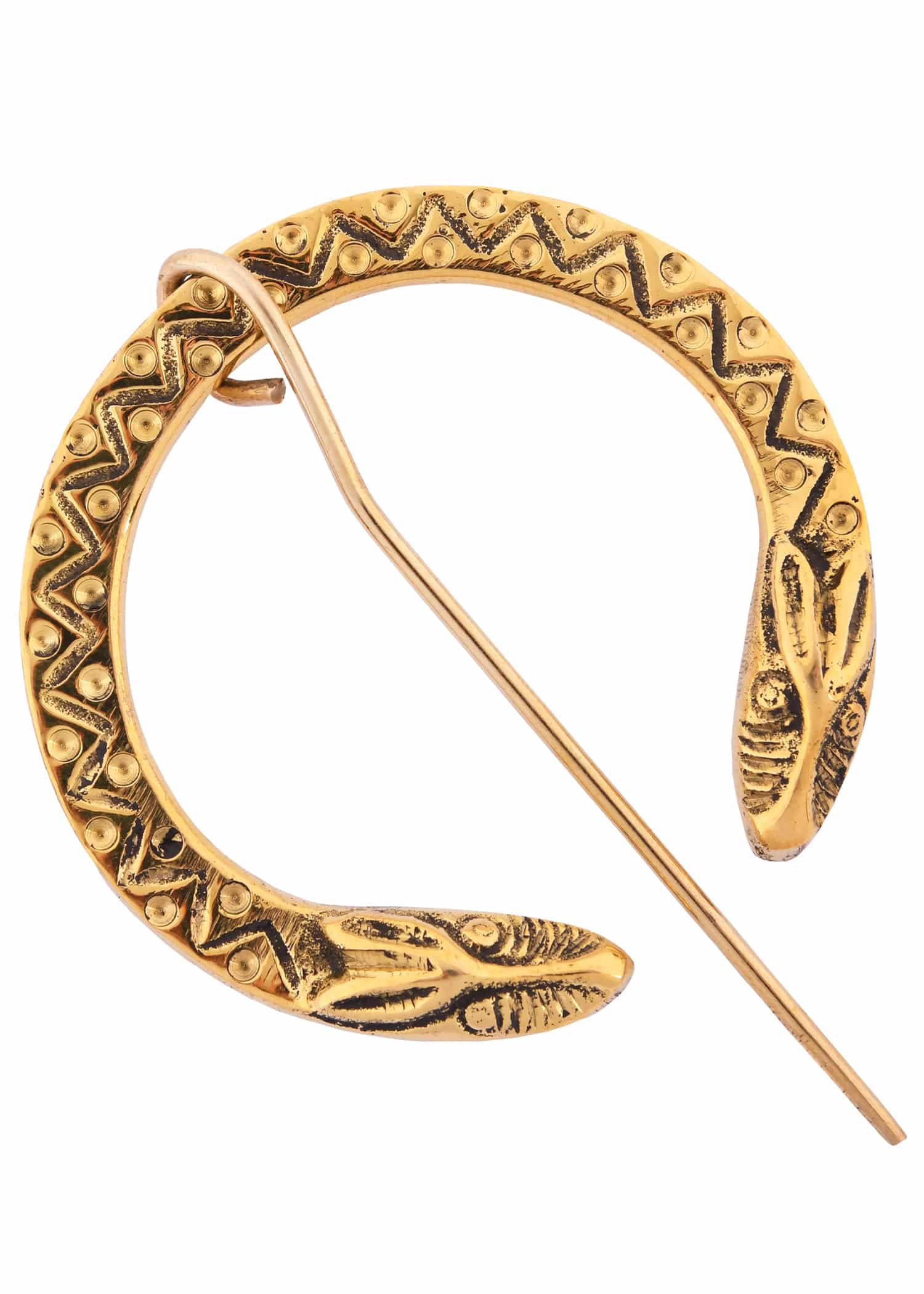 Broche Germanique Dragon laiton 1 Broche Germanique Dragon laiton